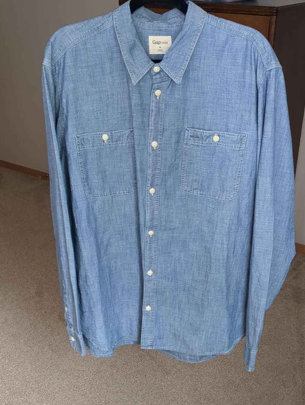 Mens GAP Denim Button Down
